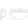Finley Matte Black 1200mm Wall Hung Vanity