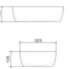 Harper Slim Basin - White Gloss