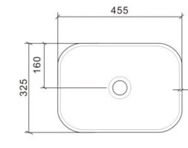 Harper Slim Basin - White Gloss
