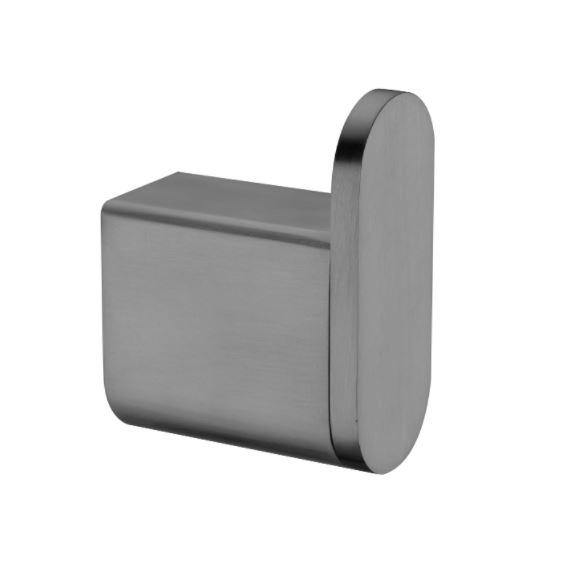 Ecco Robe Hook - Gunmetal - Bayside Bathroom