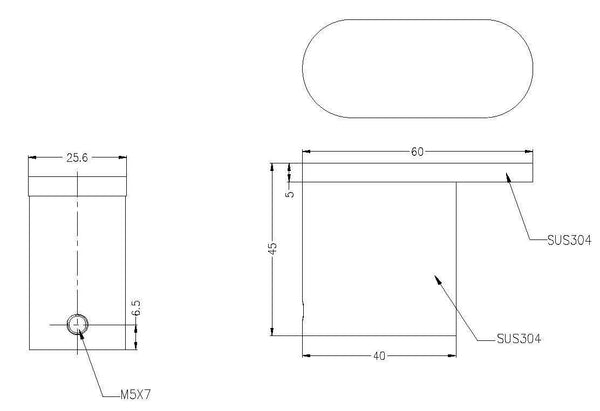 Ecco Robe Hook - Gunmetal - Bayside Bathroom