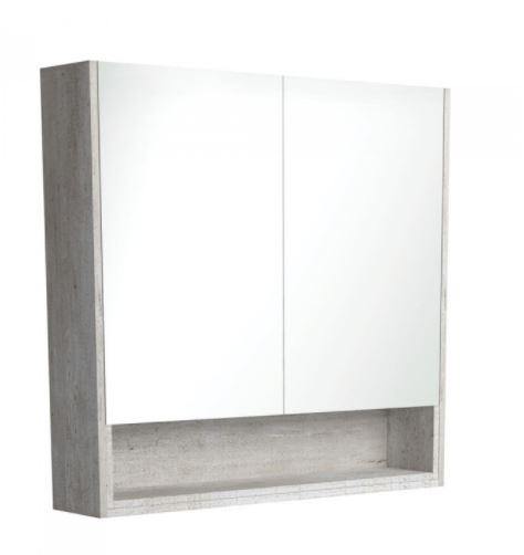 Industrial Edge Mirror Cabinet With Undershelf 750 - 1200mm - Bayside Bathroom