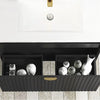 Finley Matte Black 1200mm Wall Hung Vanity