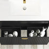 Finley Matte Black 900mm Wall Hung Vanity