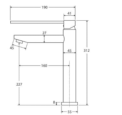 Issabella Care Tall Basin Mixer