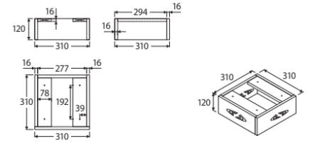 Industrial Wall-Hung Tallboy