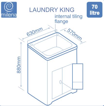 King 70L Trough