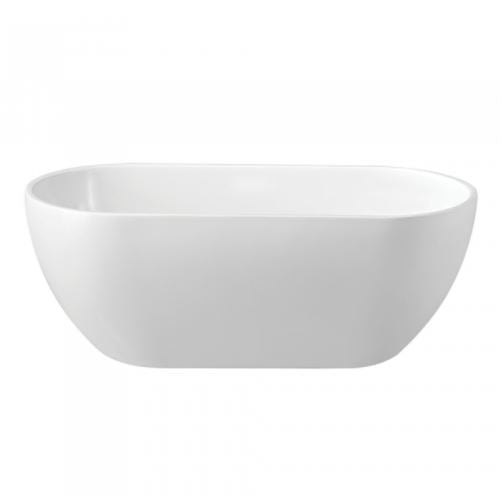 Koko 1680mm Matte White Freestanding Bath