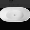 Leslie 1300 Gloss White Freestanding Bath