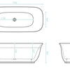 Lola 1700 Freestanding Bath