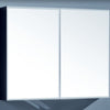 Matte Black Shaving Cabinet
