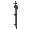 Glide Adjustable rail Shower - Matte Black
