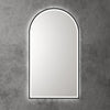Arch 500 Matte Black Framed LED Mirror