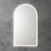 Arch 500 Matte White Framed LED Mirror