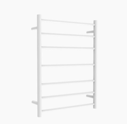 600mm Matte White Towel Ladders