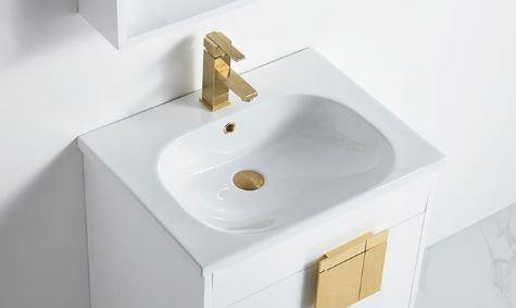 Mecca White 750 Vanity - Bayside Bathroom