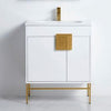 Mecca White 750 Vanity - Bayside Bathroom