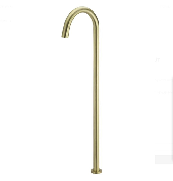 Meir Round Freestanding Bath Spout - Tiger Bronze