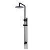 Meir Matte Black Round Combination Shower Rail