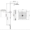 Meir Square Combination Shower Set