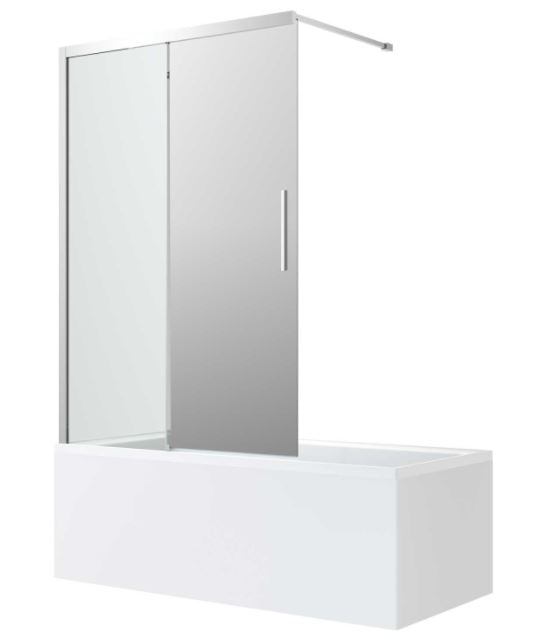 Metro Bath Slider Screen (Mirror Door)