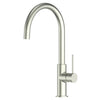 Mika Gooseneck Sink Mixer - Brushed Nickel