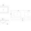 Boston Light Grey 1500mm Wall Hung Vanity