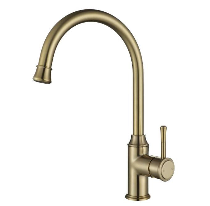 Montpellier Brushed Brass Kitchen Mixer