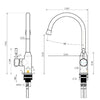 Montpellier Chrome Kitchen Mixer