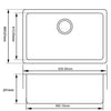 NEW ROXY 635 Black Granite Sink