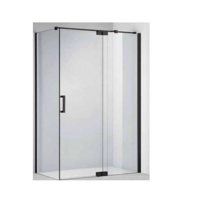 Black Nautical Shower screen