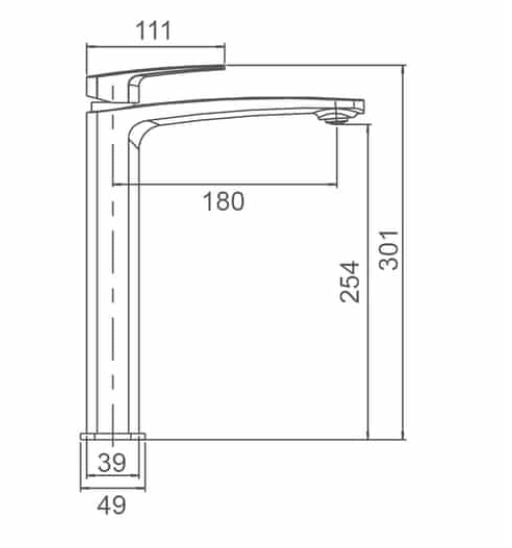 Neon Tall Basin Mixer (4 Colours)