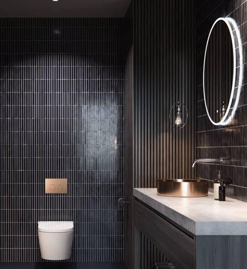 Neion Square Inwall Bidet intergated Pan