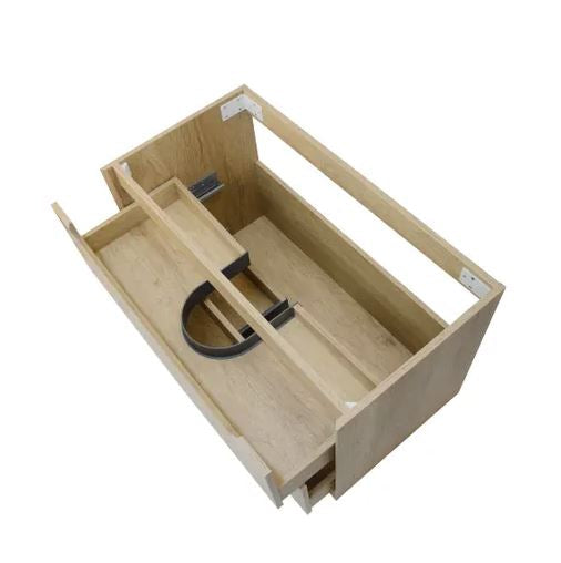 Noah Natural Oak 900mm Wall Hung Vanity