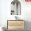 Noah Natural Oak 900mm Wall Hung Vanity