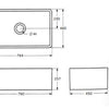 Novi 760 sink- Black