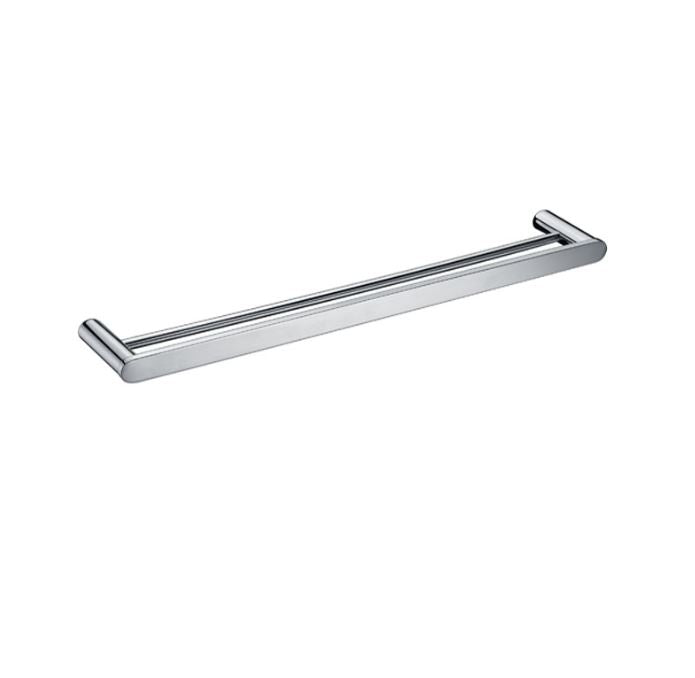 Olivia Double Towel Rail - Matte Black