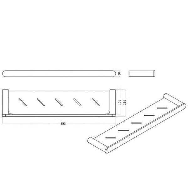 Olivia Metal Shelf
