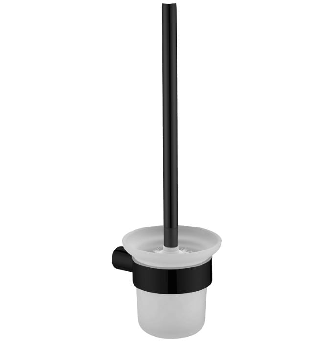 Olivia Toilet Brush Holder - Matte Black