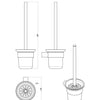 Olivia Toilet Brush Holder - Matte Black