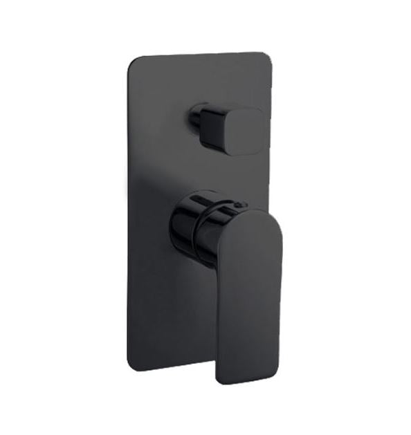 Olivia wall mxier w/ divertor- Matte Black