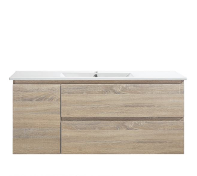 Prime Oak 1200mm Wall Hung Vanity