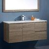 Antico Oak II Wall Hung Vanity 900mm-1500mm - Bayside Bathroom