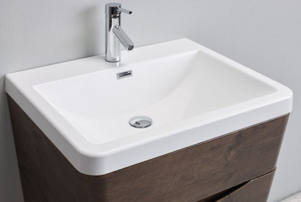 Piramid 800mm White Oak Vanity