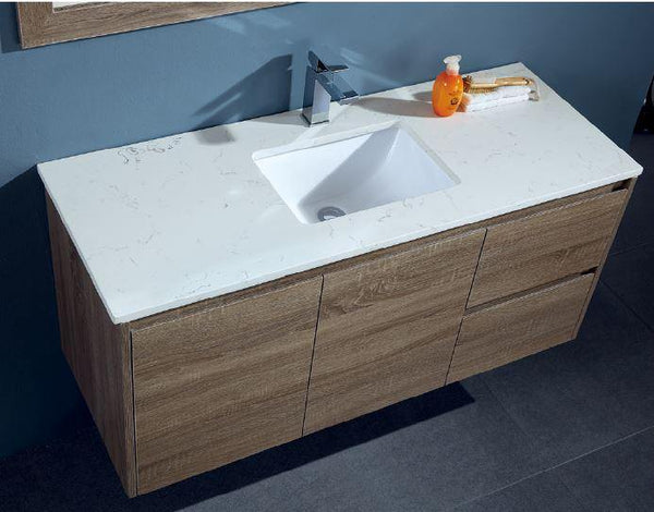 Antico Oak II Wall Hung Vanity 900mm-1500mm - Bayside Bathroom