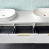 Chloe Matte White 1800mm Curve Vanity