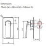 Perla Wall Mixer