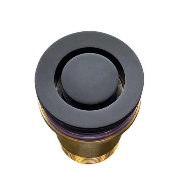 Matte Black Pop Down Plug and Wastes - Bayside Bathroom
