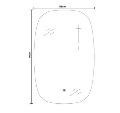 Q-LINE-LED Mirror - Bayside Bathroom