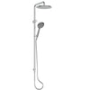 Rocco Twin Rail Shower - Chrome